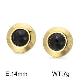 Stainless Steel Stone&Crystal Earring