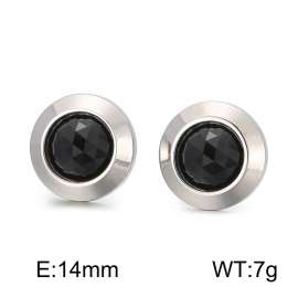 Stainless Steel Stone&Crystal Earring
