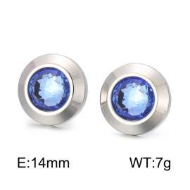 Stainless Steel Stone&Crystal Earring